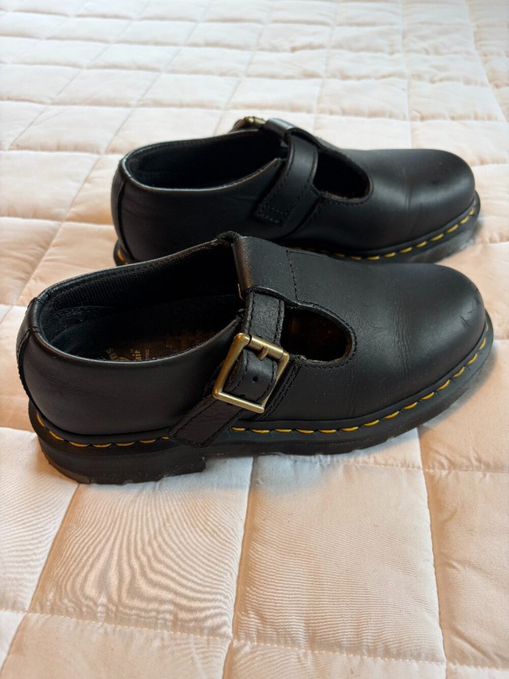Polley Women's Slip Resistant Mary Jane Shoes - Picture 2 of 5